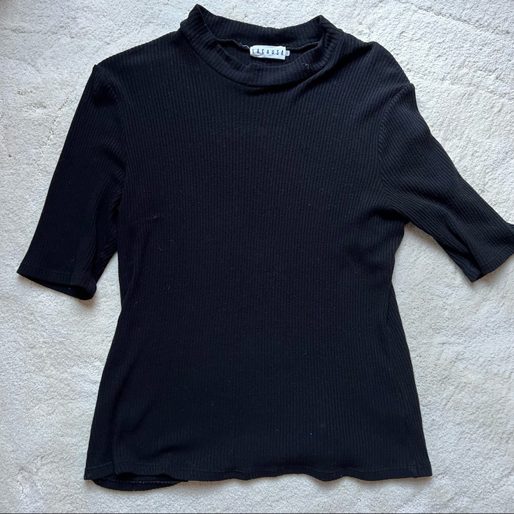Lacausa Sweater Rib Mock